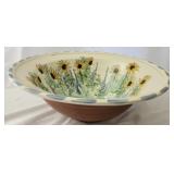 Pottery hand painted bowl