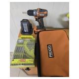 Rigid brushless drill with accessories