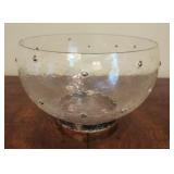 Decorative glass bowl