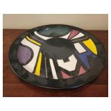 Large abstract style serving tray