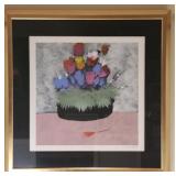 Vaso Negro Elliot Todman AP framed print