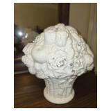 White porcelain fruit decor