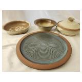 Lot of pottery bakeware