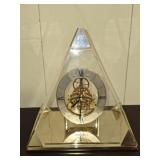 VintGe Mid Century Style Triangle Seiko Clock