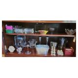 LARGE lot of misc glass bowls decor and more
