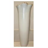White Ceramic Decorative Stretch Vase
