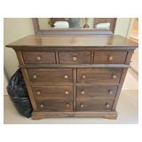 9 drawer wood dresser