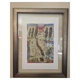 Framed Signed  "On The Third Day" By Shraga Weil