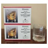 6 Handel double old fashion 12 Oz glasses