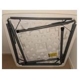 White Plastic Lifetime Foldable Square Table