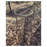 Iron plant stand