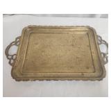 Beautiful metal serving tray