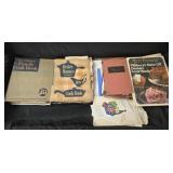 Estate lot of vintage cook books