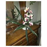 Mid Century Modern Style Ceramic Piece Faux Flower