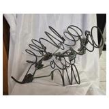 Metal green bottle holder