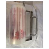 Stainless hanging roll of clear bags