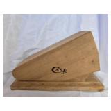 Case XX wood knife holder NO KNIVES