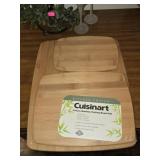 Brand New Cuisinart 3 Pc Bamboo Cutting Boards