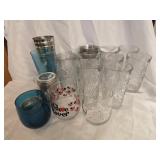 Estate lot of glass cups