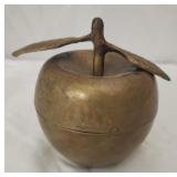 Decorative brass apple