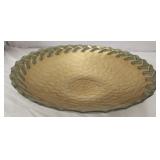 Vietri gold color decorative bowl