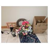Box Lot of Decorative Household Items