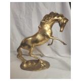 Brass horse figure