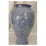 Large blue vase