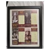 Native American framed print