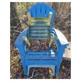 Estate lot of 3 plastic chairs as is