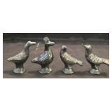 Set of 4 Decorative Birds