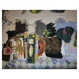 Large Estate Lot of Fabric Candles Decor Etc