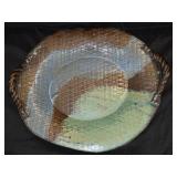 Large Heavy Ceramic Serving Tray
