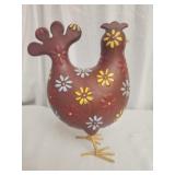 Decorative chicken AS IS HAS CRACKS