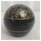 Hand painted sphere decor