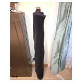 Large Roll of Black Soft Fabric
