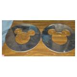 Metal Disney Mickey Mouse Hot Plates