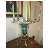Decorative Metal 6 Candle Stick Holder