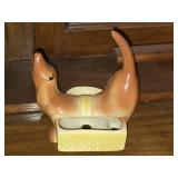 Ceramic Weenie Dog Dish