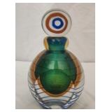 Beautiful art glass decorative jar
