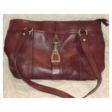 Etienne Aigner Maroon Leather Purse