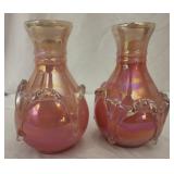 Pair of Decorative pink vases