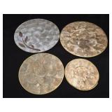 Set of 4 Beautiful Round Pieces