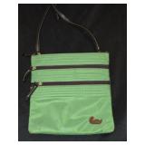 Green & Brown Dooney & Bourke Cross Body Bag