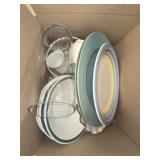 Estate lot of plates and dishes