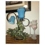 Estate Lot of Candle Holders One Broken