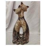 Ceramic cat figurine