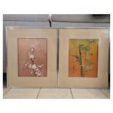 Pair of heavy Asian style wall decor