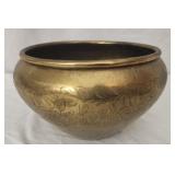 Brass flower pot