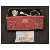 Kongetinn Royal Norway Made Pewter Set in Box
